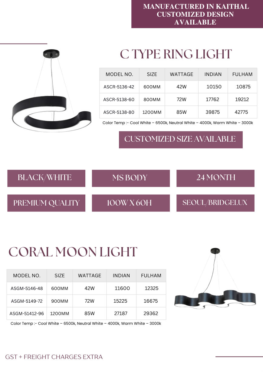 Designer lights catalogue page 11