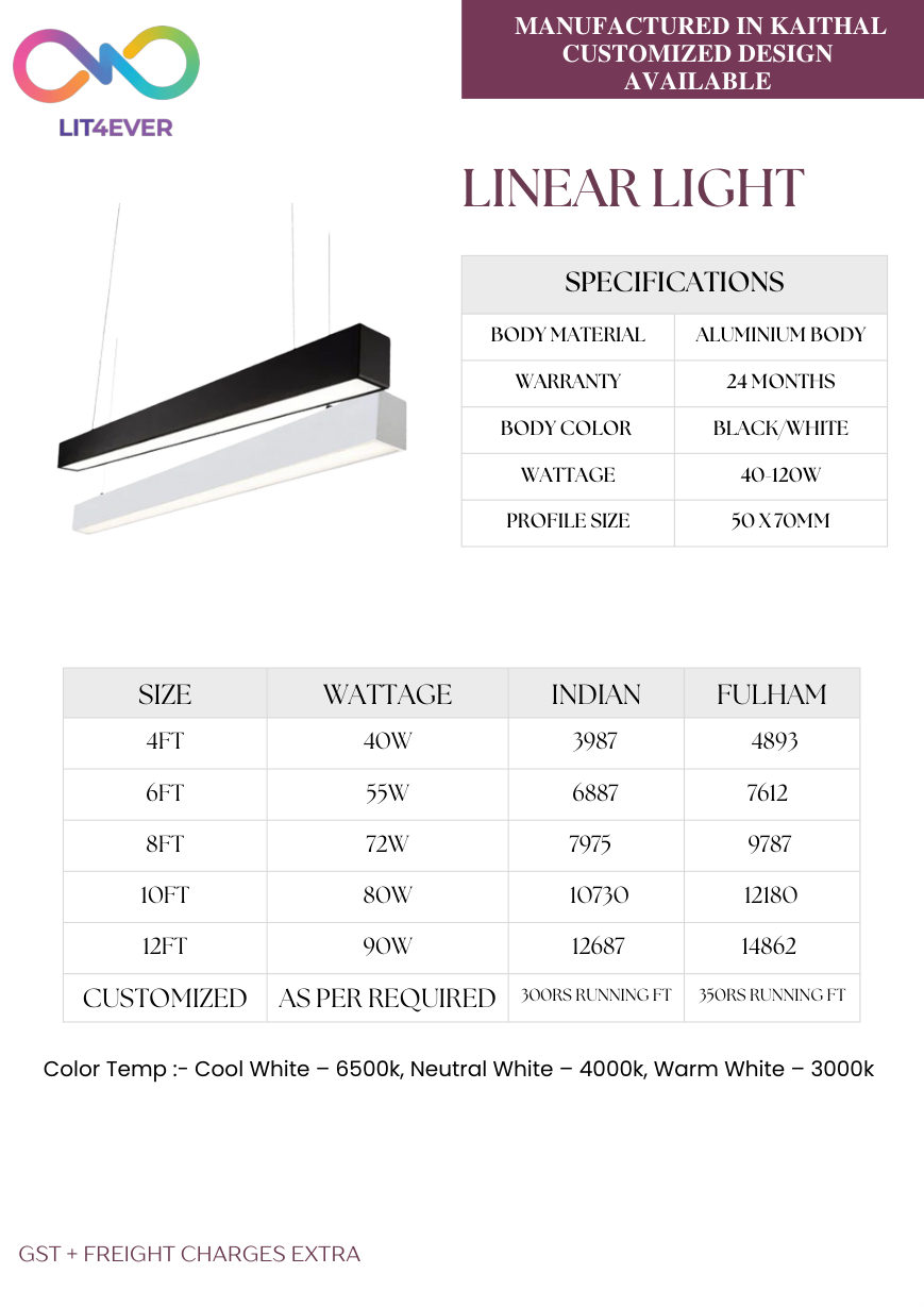 Linear Lights