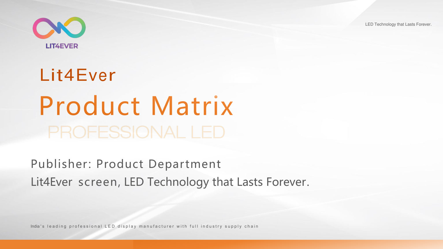 Lit4Ever Product Matrix page 1