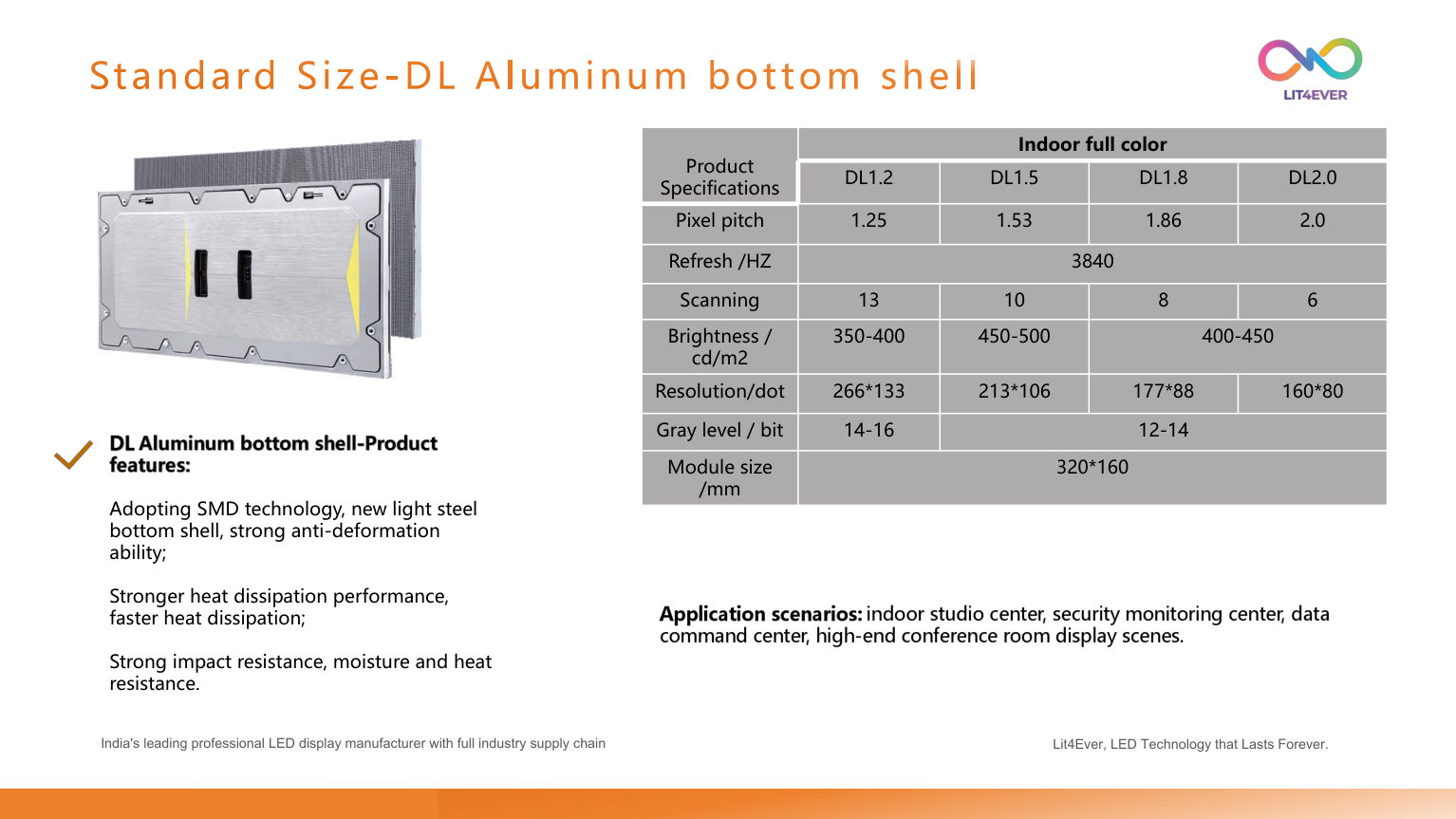 DL Aluminium Bottom Shell